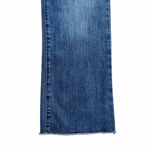 Tribal Jeans Audrey Mid-Rise Straight Crop Pull On Jeans Size 8 - Picture 5 of 13